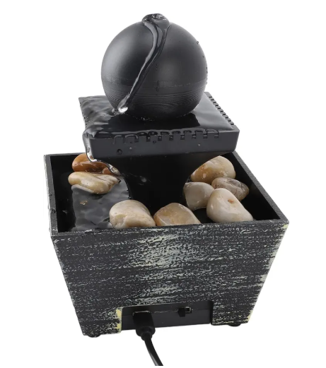 Cascade  LED avec Pierres